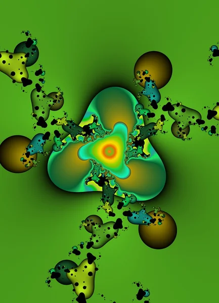Groene abstracte beeld — Stockfoto