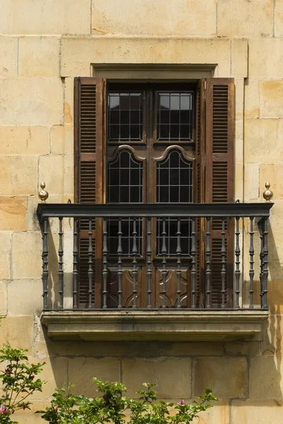 Balkong i Bascuas, Baskien, Spanien — Stockfoto