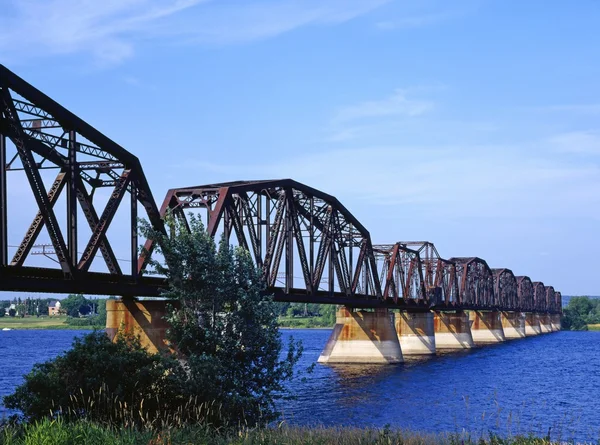 Залізничний міст — стокове фото