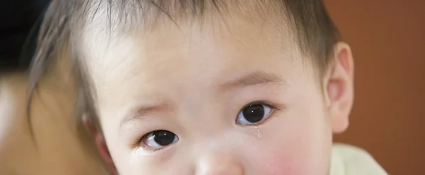 Asian Baby Crying — Stock Photo, Image