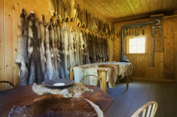 Historic Fur Trader Hut — Stock Photo, Image