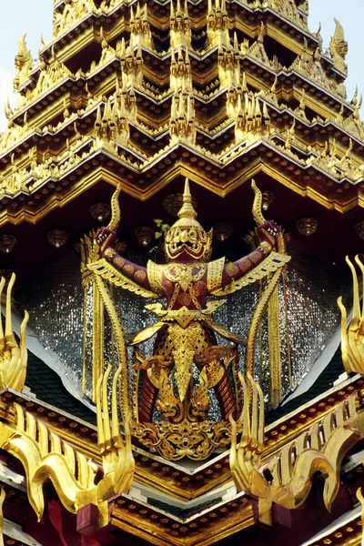 Detalu architektonicznego grand palace, bangkok, Tajlandia — Zdjęcie stockowe