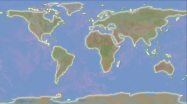 世界地図のイラスト — ストック写真