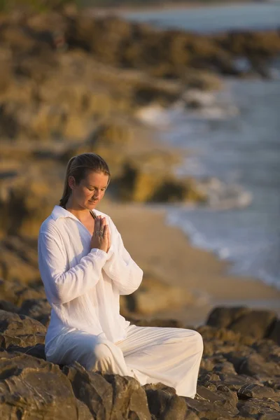 Woman Praying — Stock Photo, Image