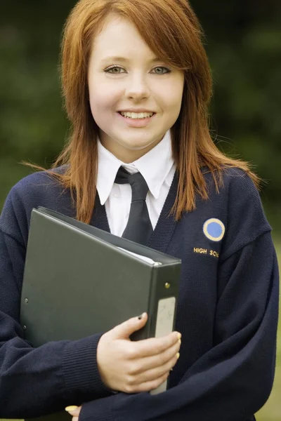 Porträtt av en student — Stockfoto