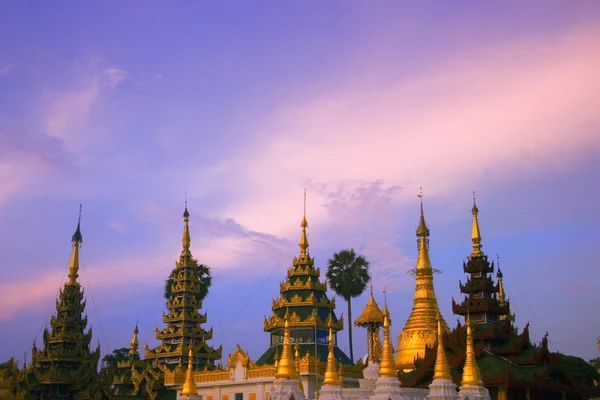 Pagode Shwedagon à Yangon, Myanmar, Birmanie — Photo