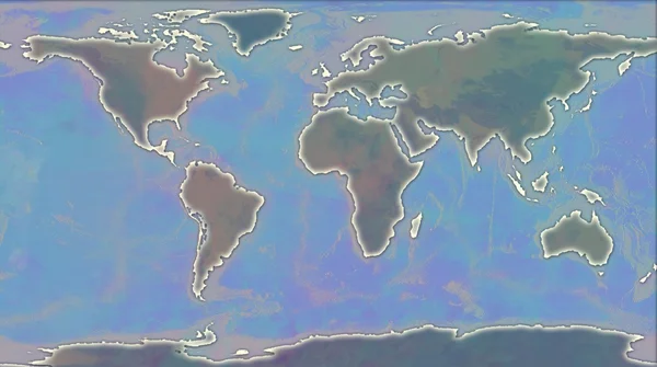 Ilustración del mapa mundial — Foto de Stock