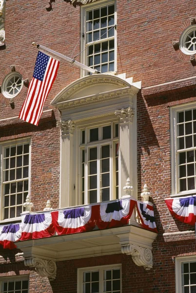 Old State House Em Boston, Massachusetts Fotos De Bancos De Imagens