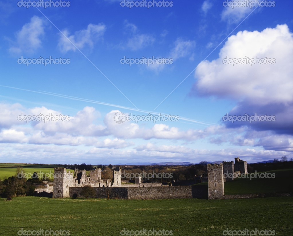 15Th Century Fortified Priory, Kells, Co Kilkenny, Ireland — Stock