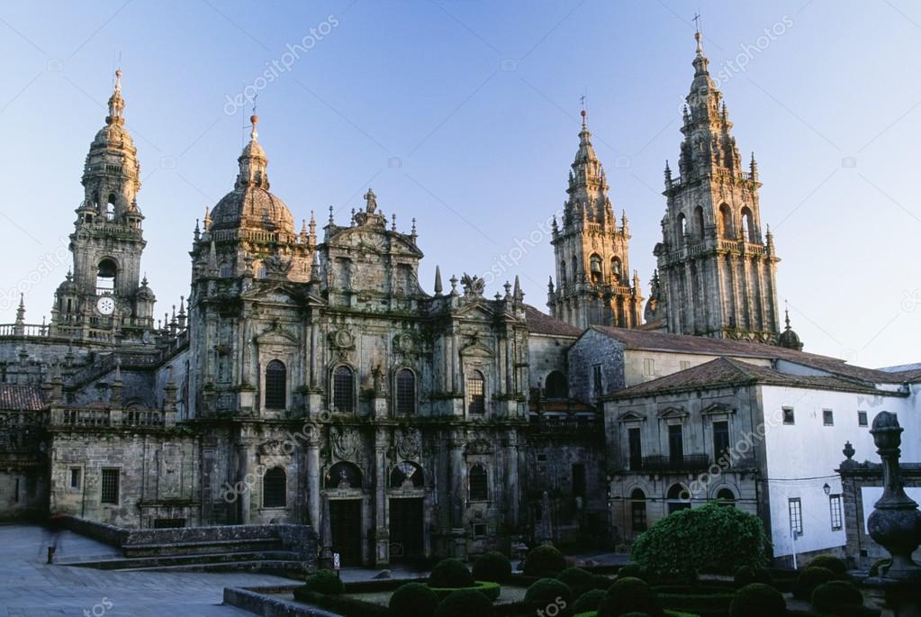 Santiago De Compostela Cathedral Galicia Spain Stock Photo By C Designpicsinc