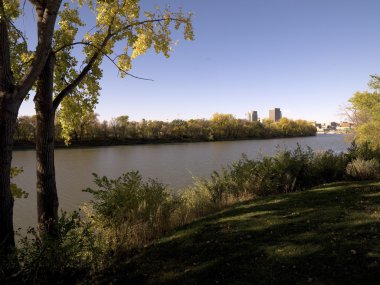 River, Winnipeg, Manitoba, Canada clipart