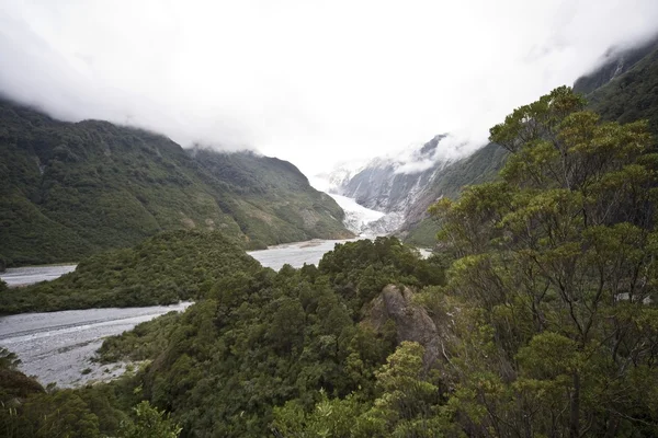 Franz Josef glaciär, Nya Zeeland — Stockfoto