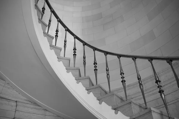 Escadaria no edifício histórico, edifício de Hamilton, Winnipeg, Manitoba, Canadá — Fotografia de Stock