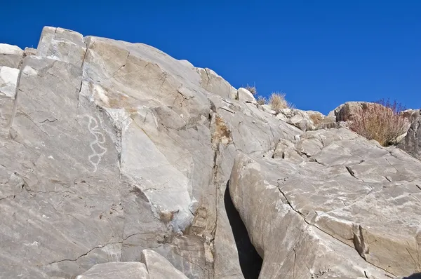 Indiánské Petroglyfy — Stock fotografie