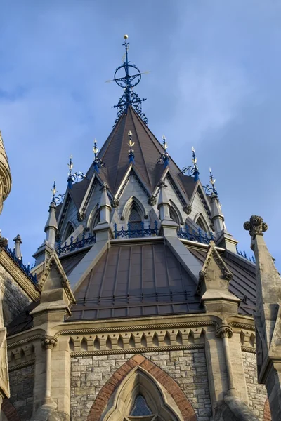 Parlamento, ottawa, ontario, Kanada Kütüphanesi — Stok fotoğraf