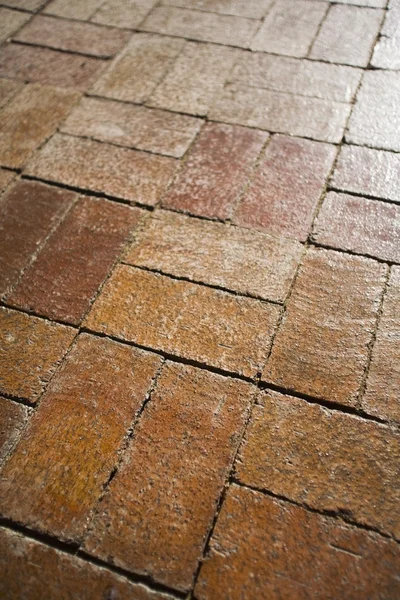 Red Brick Floor — Stock Photo, Image