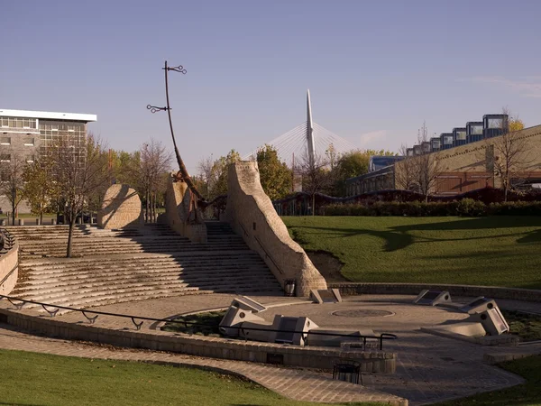 The Forks, Winnipeg, Manitoba, Canada — Stock Photo, Image