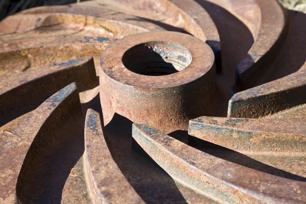 Rusted Metal Wheel — Stock Photo, Image