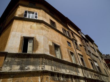 yıpranmış binalar, Roma, İtalya