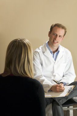 chiropractor onun hasta ile