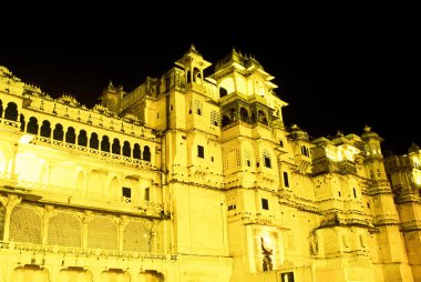 Şehir sarayda gece, udaipur, İstanbul, Türkiye