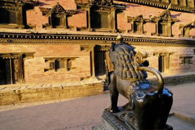 Façade Of The Royal Palace, Bhaktapur, Nepal