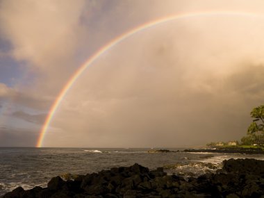 bir gökkuşağı, poipu, kauai, hawaii