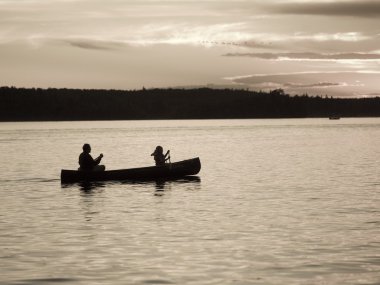 Lake of woods, ontario, Kanada. Kano