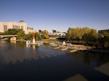The Forks, Winnipeg, Manitoba, Canada clipart