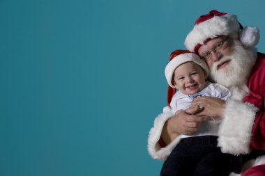 Noel Baba portresi bebek