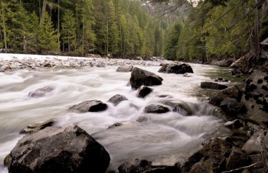 Nairn Falls, Whistler, British Columbia, Canada clipart