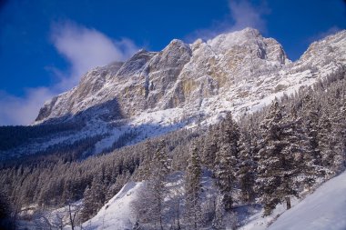 dağ sahne canmore, alberta, Kanada