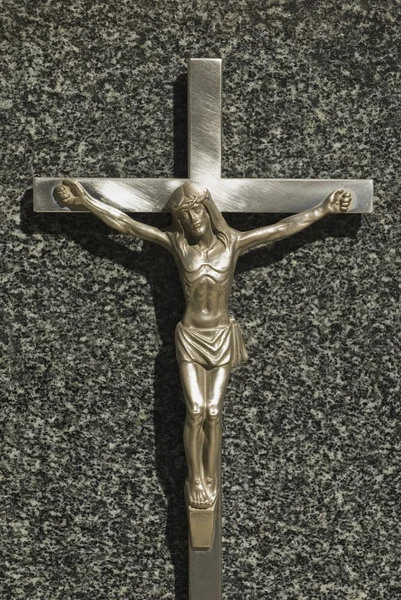 Crucifix On Grave — Stock Photo, Image