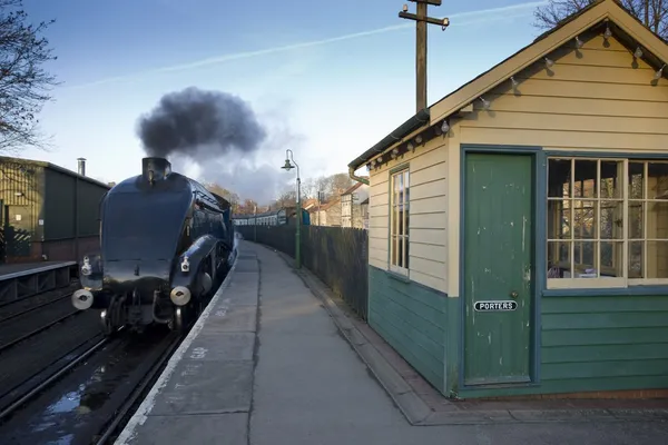 Sir Nigel Gresley Steam Engine — Stock Photo, Image