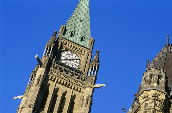Fred tower, kanadensiska parlamentsbyggnader, ottawa, ontario, Kanada — Stockfoto