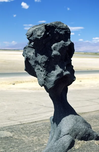 Death Valley, Californie, États-Unis. Rocher aux champignons dans le désert — Photo