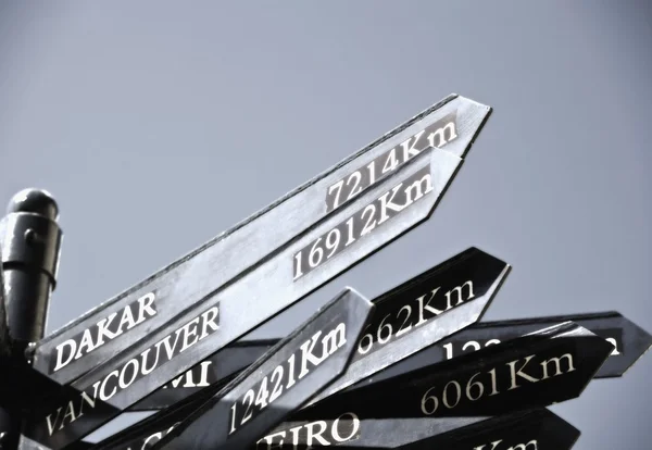 Destination Sign — Stock Photo, Image