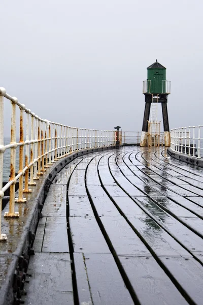 Whitby, North Yorkshire, England, Pier — Stock Photo, Image