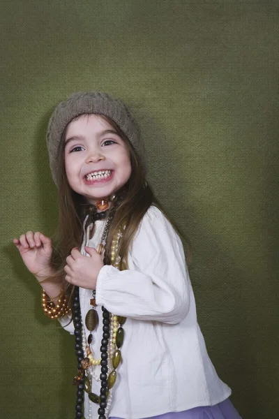 Little Girl Smiling — Stock Photo, Image