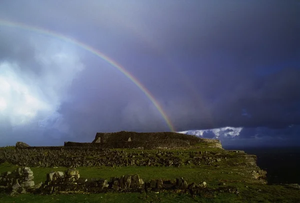 Insulele Aran, Co Galway, Irlanda, Inishmore, Dún Aengus — Fotografie, imagine de stoc