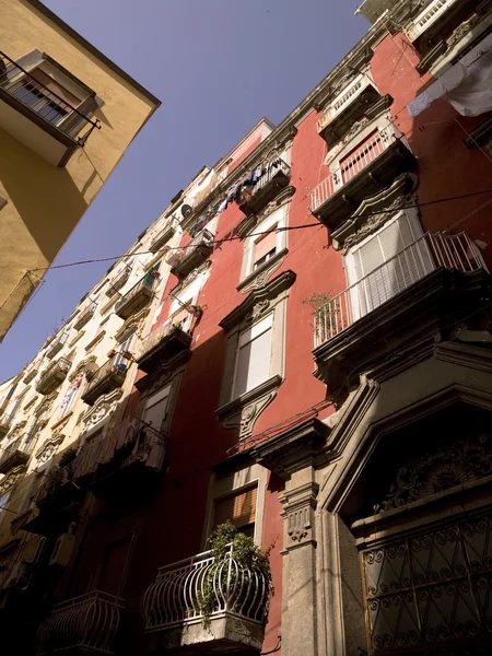 Apartamentos, Nápoles, Italia — Foto de Stock