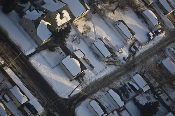 Snow Covered Rooftops — Stock Photo, Image