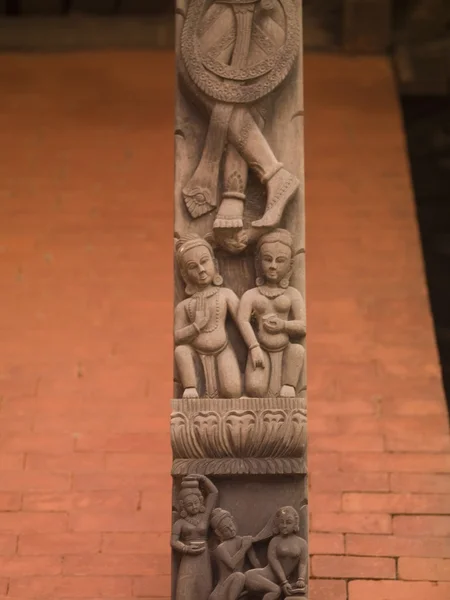 Skulpturdetaljer, India – stockfoto