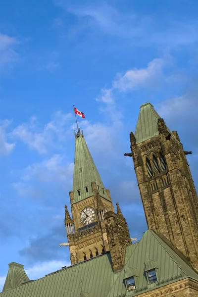 Parlamentet byggnader, ottawa, ontario, Kanada — Stockfoto