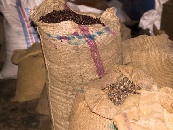 Bags Of Grain — Stock Photo, Image