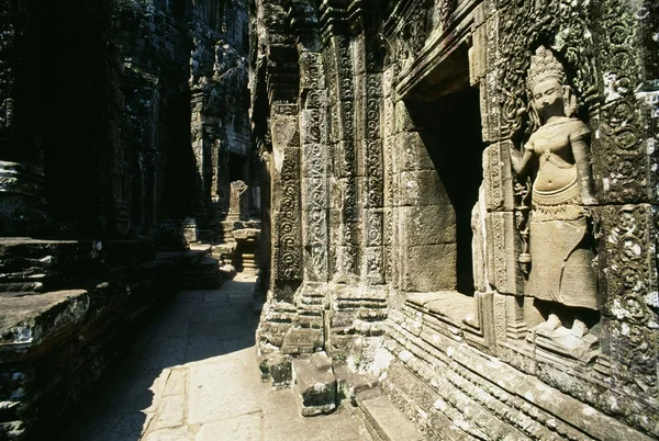 O Bayon, Angkor Thom, Camboja — Fotografia de Stock