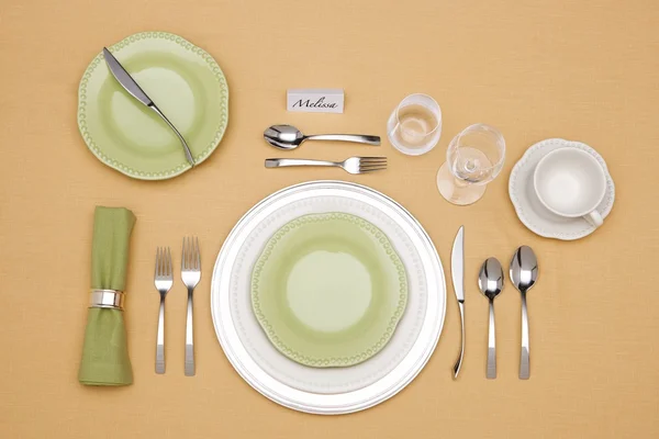 Elegant place setting — Stock Photo, Image