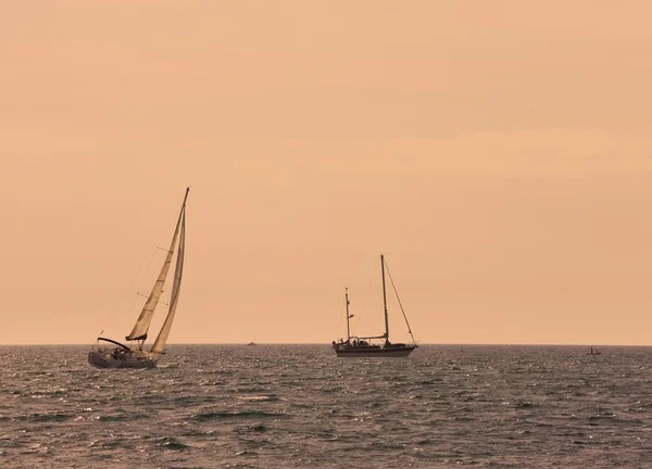 Yachts At Sea — Stock Photo, Image