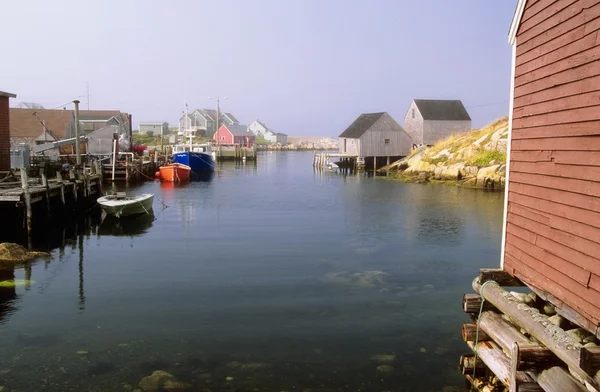 加拿大新斯科舍省佩吉湾渔村 — 图库照片