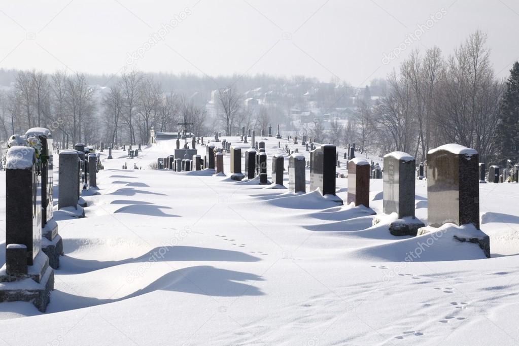 Graveyard In Winter